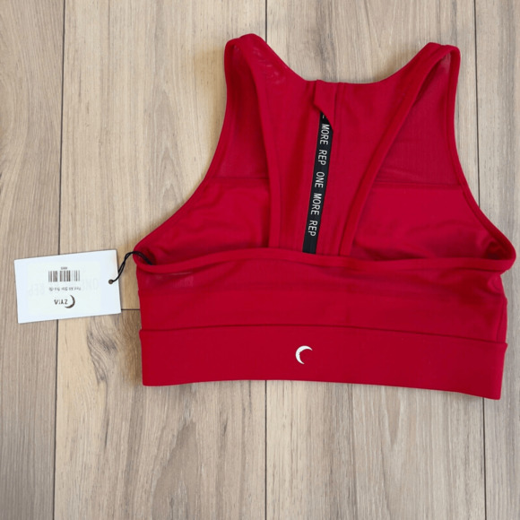 ZYIA Tops - Zyia Active All Star Bra Red Athletic Small Womens Sports High Neck One More Rep